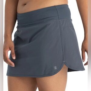 EUC Free Fly Blue/Gray Athletic Skort
